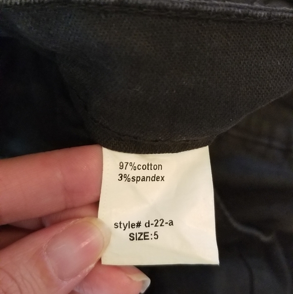 Black Ripped Jeans Mid Rise - Picture 6 of 6